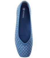 VIVAIA Margot 2.0 Stretch Checked Knit Flats