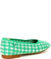 VIVAIA Margot 2.0 Stretch Knit Gingham Flats