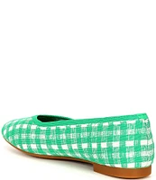 VIVAIA Margot 2.0 Stretch Knit Gingham Flats