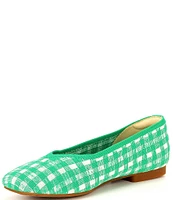 VIVAIA Margot 2.0 Stretch Knit Gingham Flats