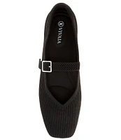 VIVAIA Margot Stretch Knit Water Resistant Mary Jane Flats