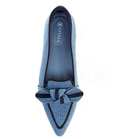 VIVAIA Michelle 2.0 Stretch Knit Bow Loafers