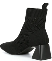 Vivaia Regina Pro Stretch Knit Square Toe Heeled Booties