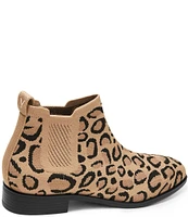 Vivaia Ryan Pro Water Repellent Leopard Print Knit Booties