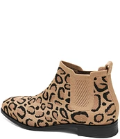 Vivaia Ryan Pro Water Repellent Leopard Print Knit Booties