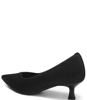 VIVAIA Scarlet Stretch Knit Kitten Heel Pumps