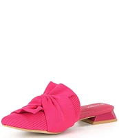 VIVAIA Yaffa Stretch Knit Bow Mules