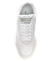 Voile Blanche Qwark Hype Suede Lace-Up Retro Sneakers