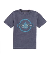 Volcom Little Boys 2T-4T Short Sleeve Liner Time Graphic T-Shirt