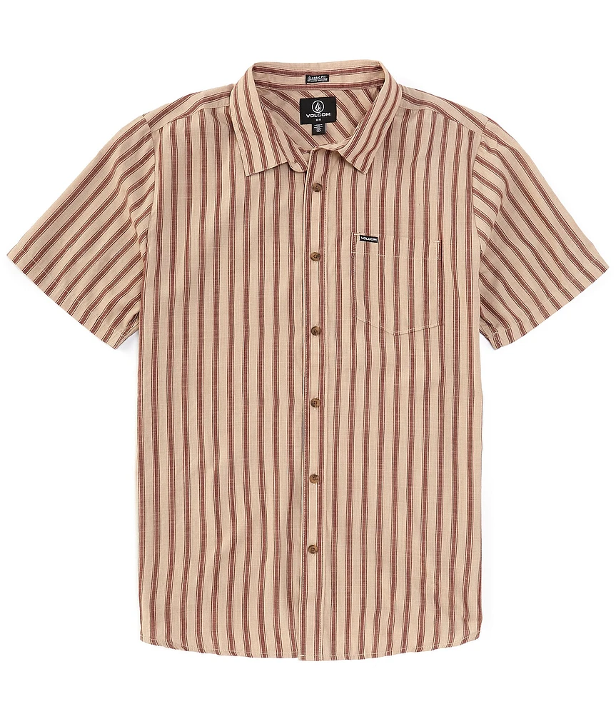 Volcom Arvostripe Short Sleeve Woven Shirt