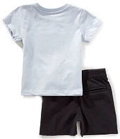 Volcom Baby Boys 12-24 Months Graphic T-Shirt & Solid Shorts Set