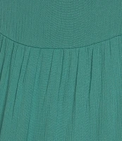 Volcom Beach Moon Stone Gauze Sleeveless Dress