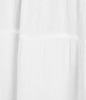 Volcom Beach Moon Stone Gauze Sleeveless Babydoll Dress
