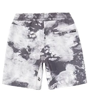 Volcom Big Boys 8-20 Asphalt Beach EW Hybrid Shorts