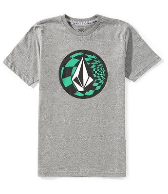 Volcom Big Boys 8-20 Crisp Stone Fill Short Sleeve Graphic T-Shirt
