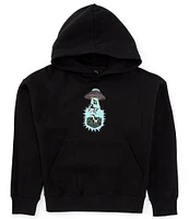 Volcom Big Boys 8-20 Fleece Long Sleeve Udder Space Graphic Pullover Hoodie