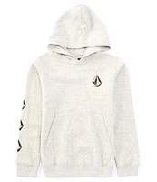 Volcom Big Boys 8-20 Long Sleeve Iconic Pullover Hoodie