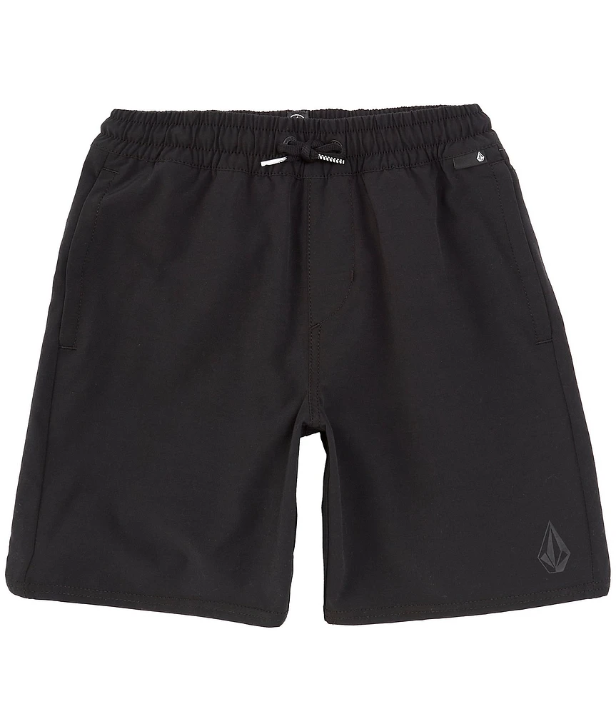 Volcom Big Boys 8-20 Nomoly Hybrid 16#double; Outseam Pull-On Shorts