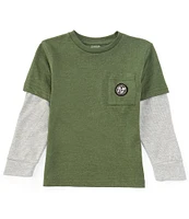 Volcom Big Boys 8-20 Pocket Two-Fer T-Shirt