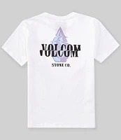 Volcom Big Boys 8-20 Scrambled Short Sleeve Graphic T-Shirt