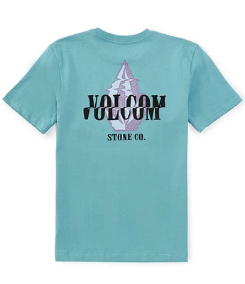 Volcom Big Boys 8-20 Scrambled Short Sleeve Graphic T-Shirt