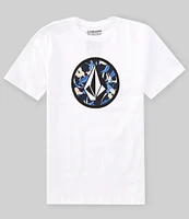 Volcom Big Boys 8-20 Short Sleeve Circle Stone Graphic T-Shirt