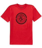 Volcom Big Boys 8-20 Short Sleeve Circle Stone Graphic T-Shirt