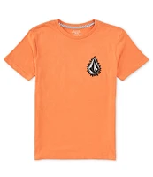 Volcom Big Boys 8-20 Short Sleeve Flamed Logo Graphic T-Shirt