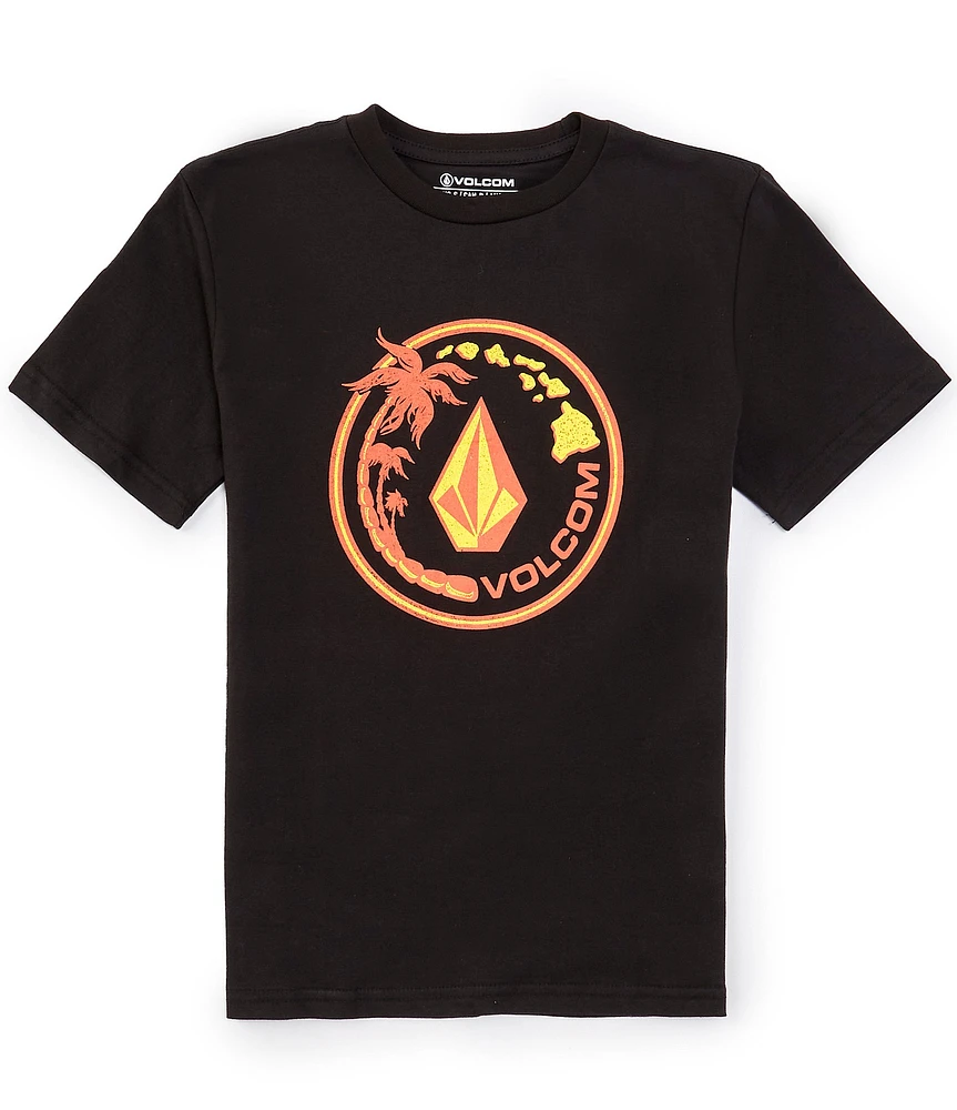 Volcom Big Boys 8-20 Short Sleeve Loopin Graphic T-Shirt