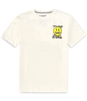 Volcom Big Boys 8-20 Short Sleeve Melting Smile Graphic T-Shirt