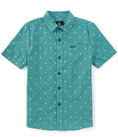 Volcom Big Boys 8-20 Short Sleeve Telastone Woven Shirt