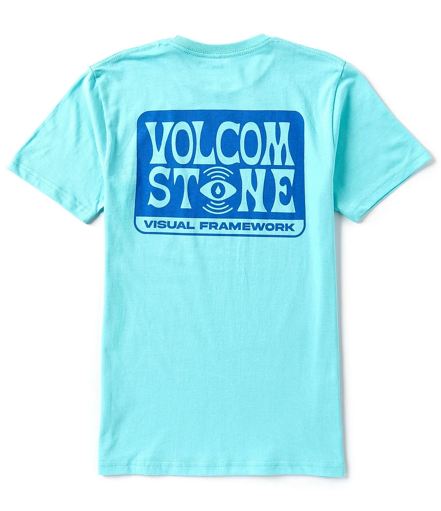 Volcom Big Boys 8-20 Short Sleeve Viz Fray T-Shirt