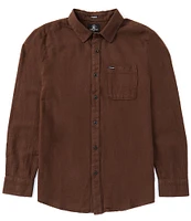 Volcom Caden Long Sleeve Solid Flannel Shirt