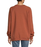 Volcom Chestnut Stone Magic Boyfriend Graphic Sweatshirt