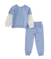 Volcom French Little Boys 2T-4T French Terry Sweatshirt & French Terry Pants 2-Piece Set