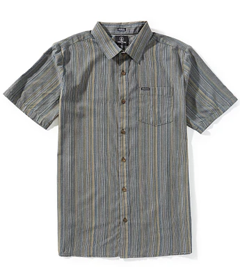 Volcom Jahstripe Short Sleeve Woven Shirt