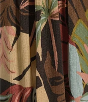 Volcom Jungle Luv Sleeveless Printed Long A-Line Dress