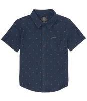Volcom Little Boys 2T-7 Short Sleeve Honestone Button-Up Shirt
