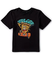 Volcom Little Boys 2T-7 Short Sleeve Pizza Power T-Shirt