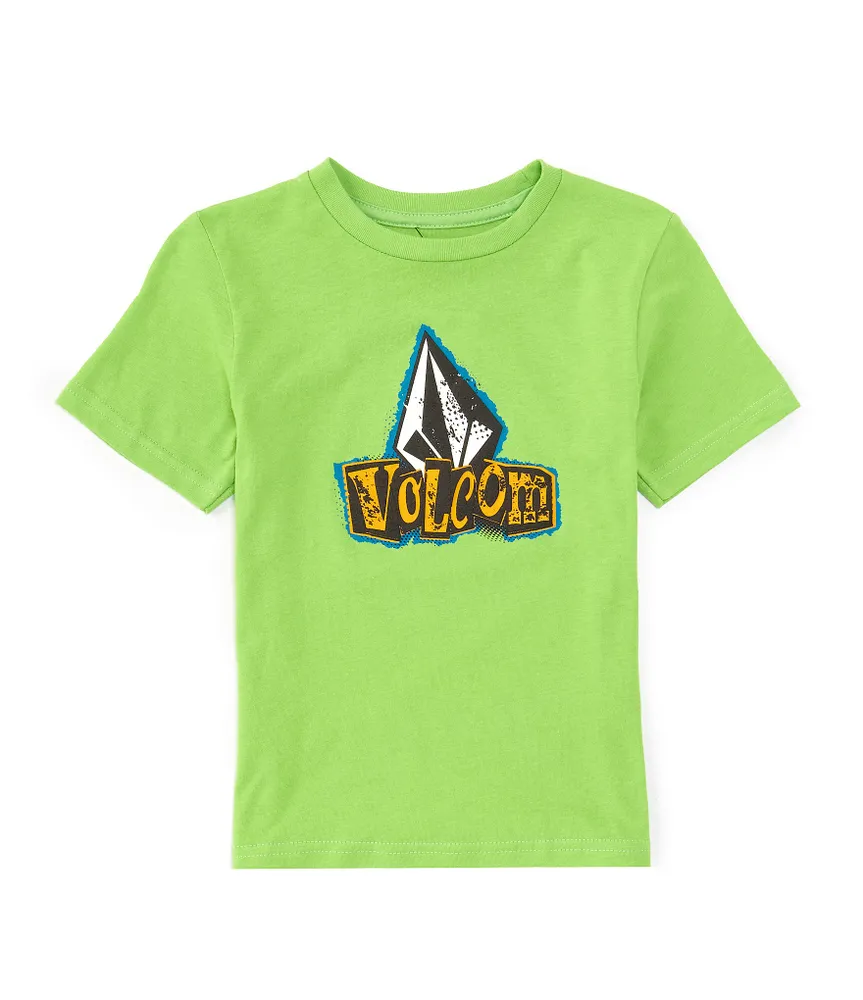 Volcom Little Boys 2T-7 Short Sleeve Sticker Stamp T-Shirt