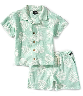 Volcom Little Boys 2T-7 Short-Sleeve Toweling Shirt & Short Set