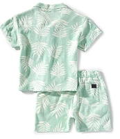 Volcom Little Boys 2T-7 Short-Sleeve Toweling Shirt & Short Set