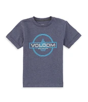 Volcom Little Boys 4-7 Short Sleeve Liner Time Graphic T-Shirt