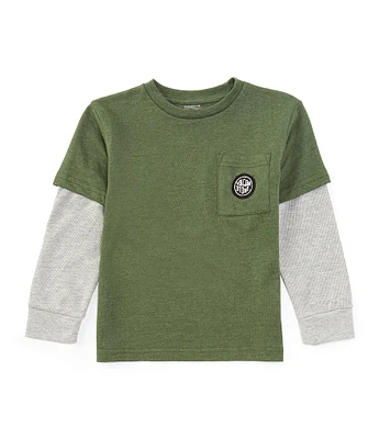 Volcom Little Boys 4-7 Pocket Two-Fer T-Shirt