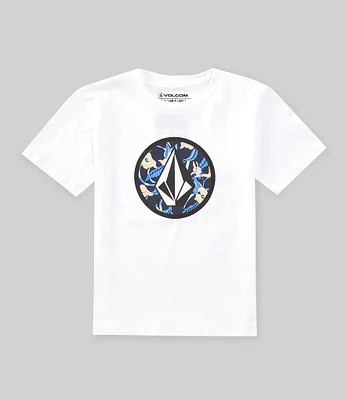 Volcom Little Boys 4-7 Short Sleeve Stone Graphic Print Fill T-Shirt