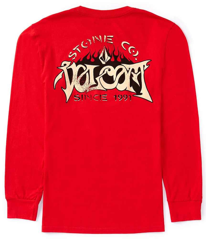 Volcom Long Sleeve Sizzle Peek Graphic T-Shirt