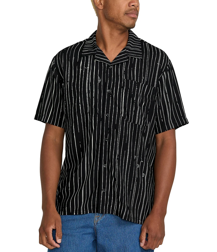 Volcom Mistostone Stripe Short Sleeve Woven Shirt