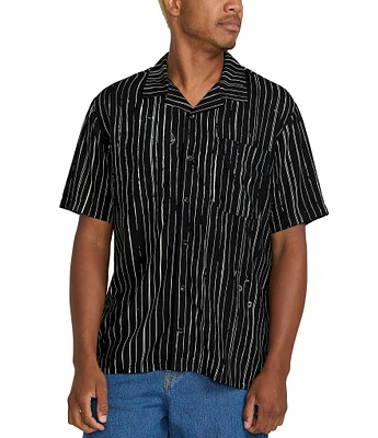 Volcom Mistostone Stripe Short Sleeve Woven Shirt