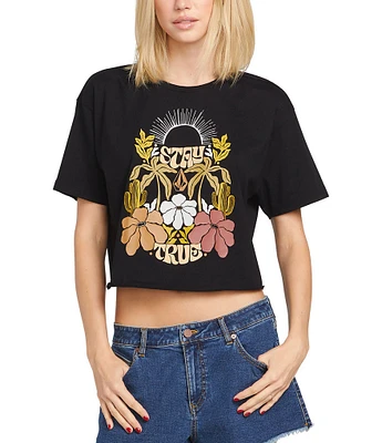 Volcom Parrot Paints Short Sleeve Cropped Graphic T-Shirt