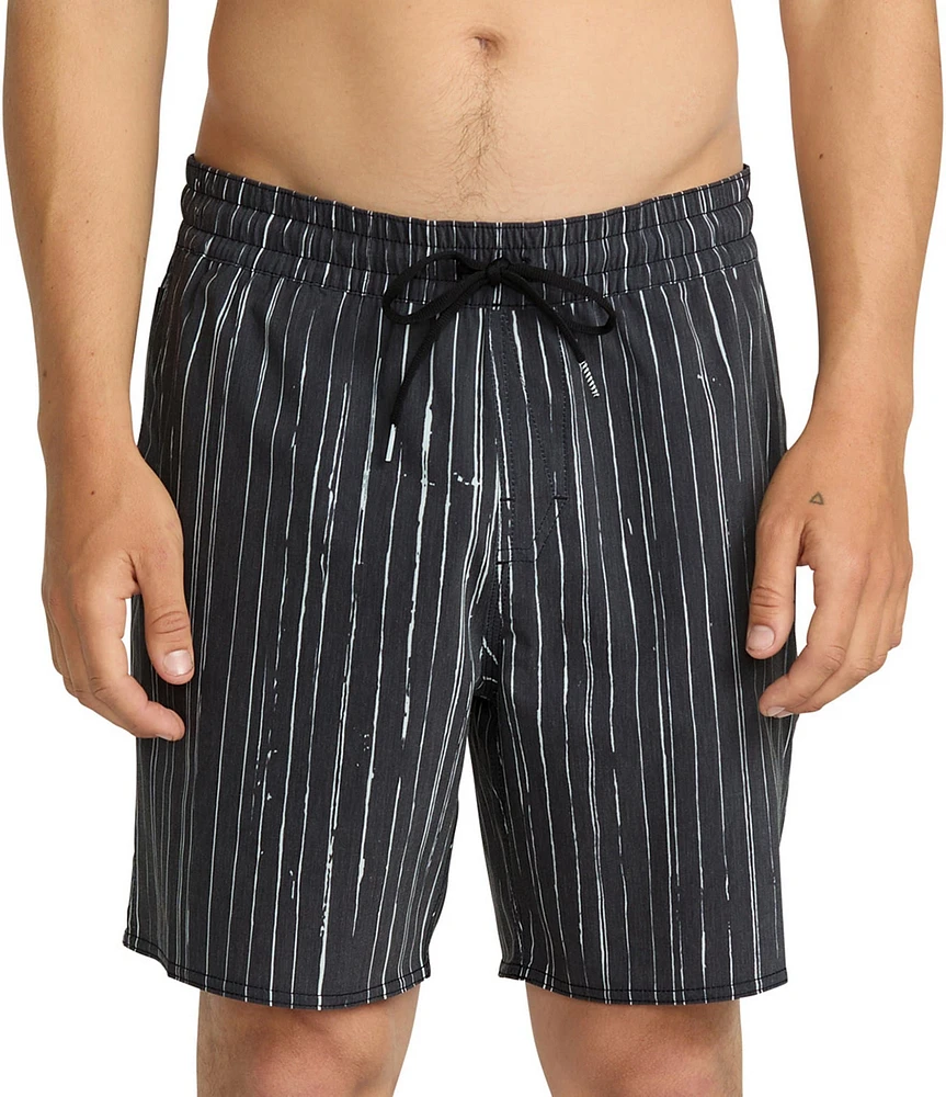 Volcom Psyche 17#double; Outseam Swim Trunks